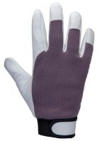 Перчатки кожаные Winter Mechanic цвет черный/белый, размер M JETA SAFETY JLE305-8/M