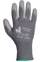 Перчатки серые c полиуретановым покрытием, размер L JETA SAFETY JP011g-L
