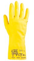 Латексные перчатки с хлопковым напылением, размер M JETA SAFETY JL711-M(Y)-Jeta