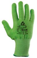 Перчатки из полиэтиленовой пряжи от порезов (5 класс), зеленые, размер L JETA SAFETY JC051-С02/L
