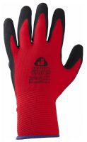 Перчатки черные/красные с нитриловым покрытием, размер L JETA SAFETY JN051/L