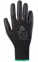 Перчатки черные с полиуретановым покрытием, размер XS JETA SAFETY JP011b-XS-Jeta
