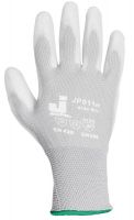 Перчатки белые с полиуретановым покрытием, размер S JETA SAFETY JP011w-S
