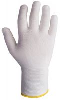 Перчатки легкие белые бесшовные из нейлона, размер XL JETA SAFETY JS011n-XL