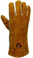 Перчатки сварщика с крагой, цвет оранжевый, размер XL JETA SAFETY JWK301-XL